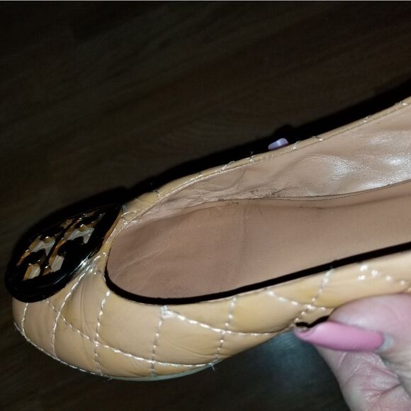 Tory Burch Flats Reva Peach size 5 - Picture 11 of 13